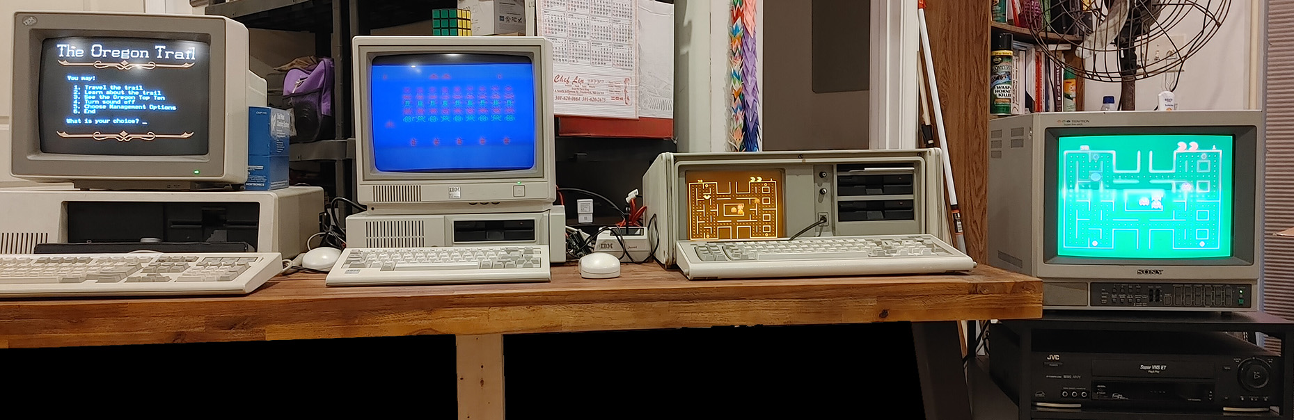 Retro PC header banner
