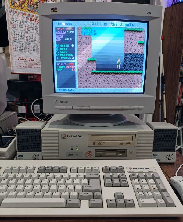 where it all started, I got this 486SX-33 Packard Bell for Christmas 1993